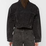 Clint Black Rhinestone Jean Jacket