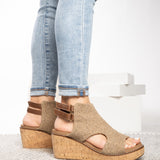 Corky's Falling Hard Wedge Sandal - Tan at ooh la la! in Grapevine TX 76051