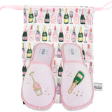 Champagne Slippers in a Bag at ooh la la! in Grapevine TX 7601