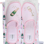 Champagne Slippers in a Bag at ooh la la! in Grapevine TX 7601
