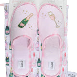 Champagne Slippers in a Bag at ooh la la! in Grapevine TX 7601