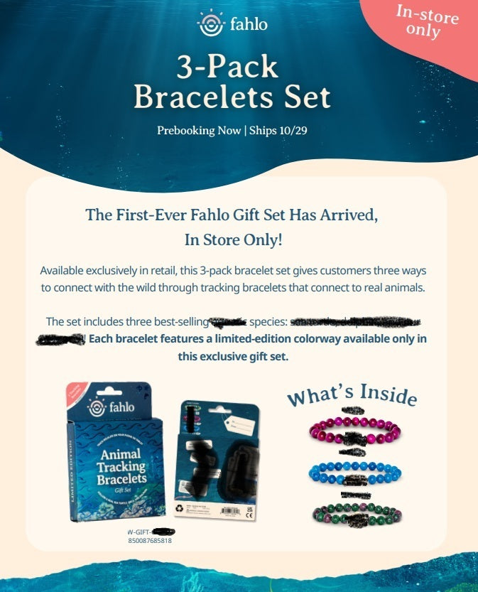 Fahlo 3-Pack MYSTERY Bracelets Gift Set - Ships 10/31 - exclusive colors - in retail stores only - at ooh la la! in Grapevine TX 76051
