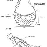 Kind Bag London - Puff Crescent Crossbody Bag - multiple colors at ooh la la! in Grapevine TX 76051