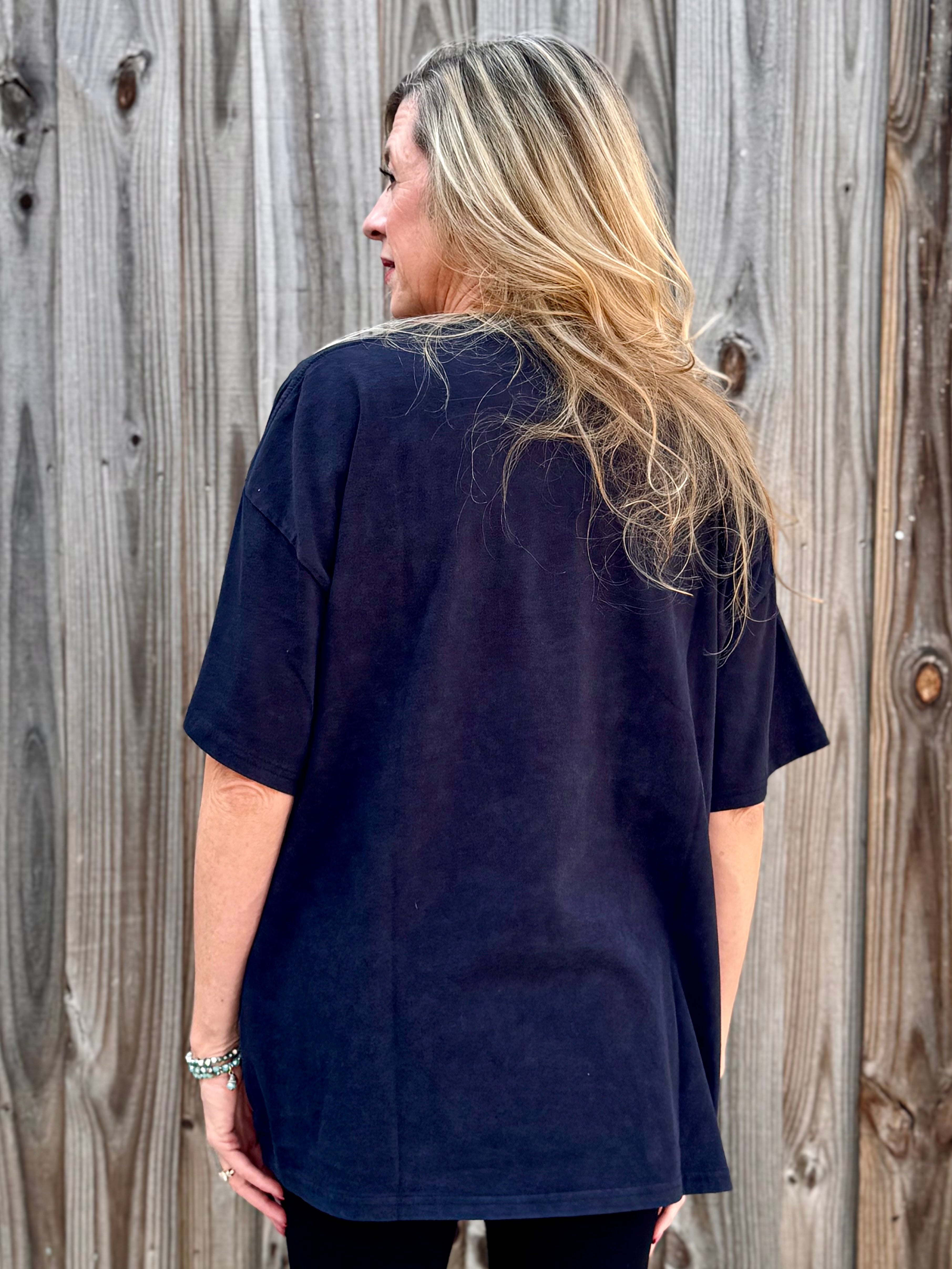 Texas Tech Southern Split Oversized Tee at ooh la la! in Grapevine TX 76051