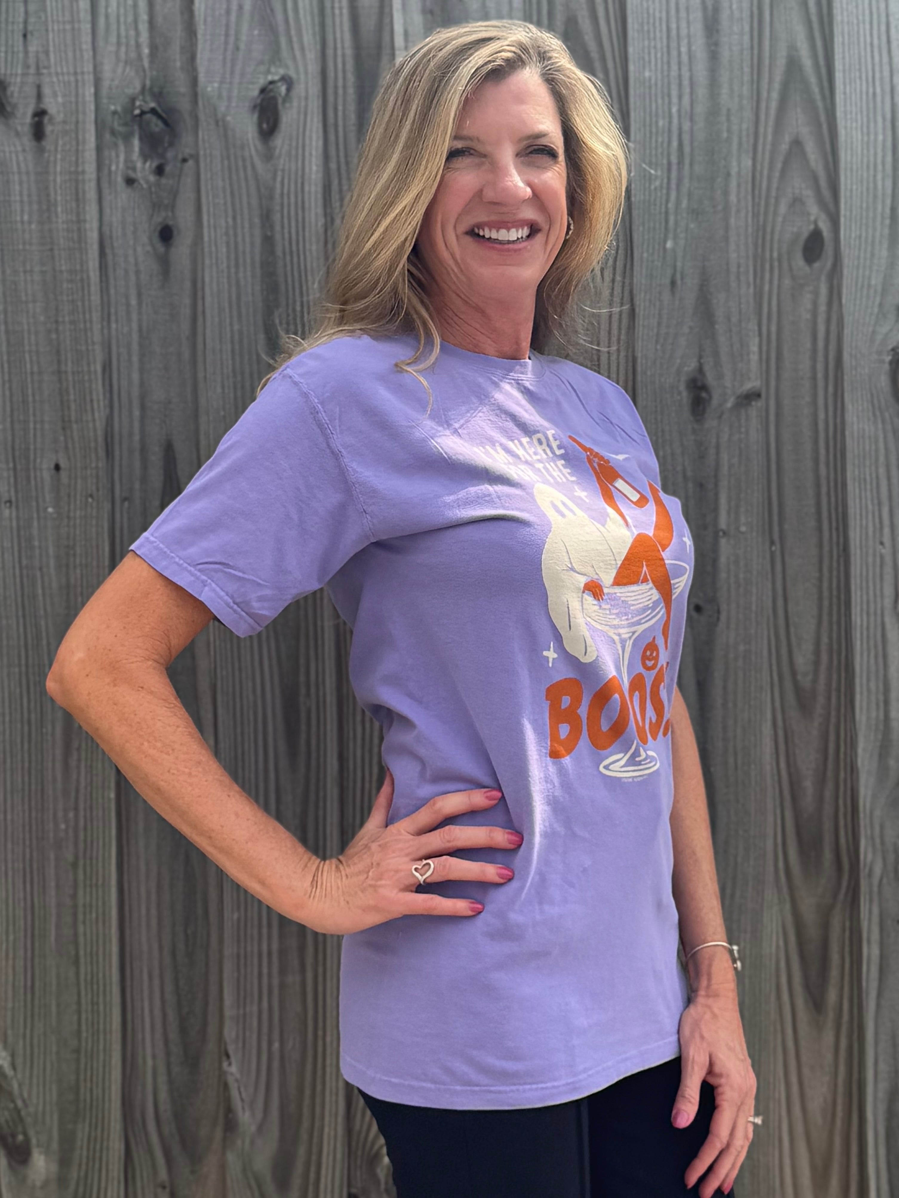 Here for the Boos Tee at ooh la la! in Grapevine TX 76051