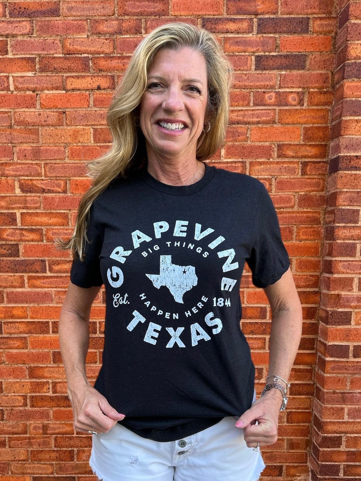 Grapevine - Big Things Happen Here Tee at ooh la la! in Grapevine TX 76051