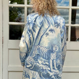 Tigers Ultrasuede Coat in blue at ooh la la! in Grapevine TX 76051