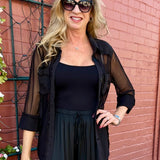 Mesh & Twill Light Jacket