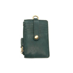 Dolly Small Card Wallet with Keyring in dark teal at ooh la la! in grapevine TX 76051