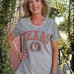 Texas Longhorns Iconic Edge Relaxed Fit Tee at ooh la la! in Grapevine TX 76051