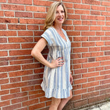 Striped Babydoll Dress