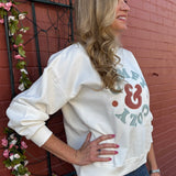 Comfy & Cozy Appliqué Sweatshirt at ooh la la! in Grapevine TX 76051