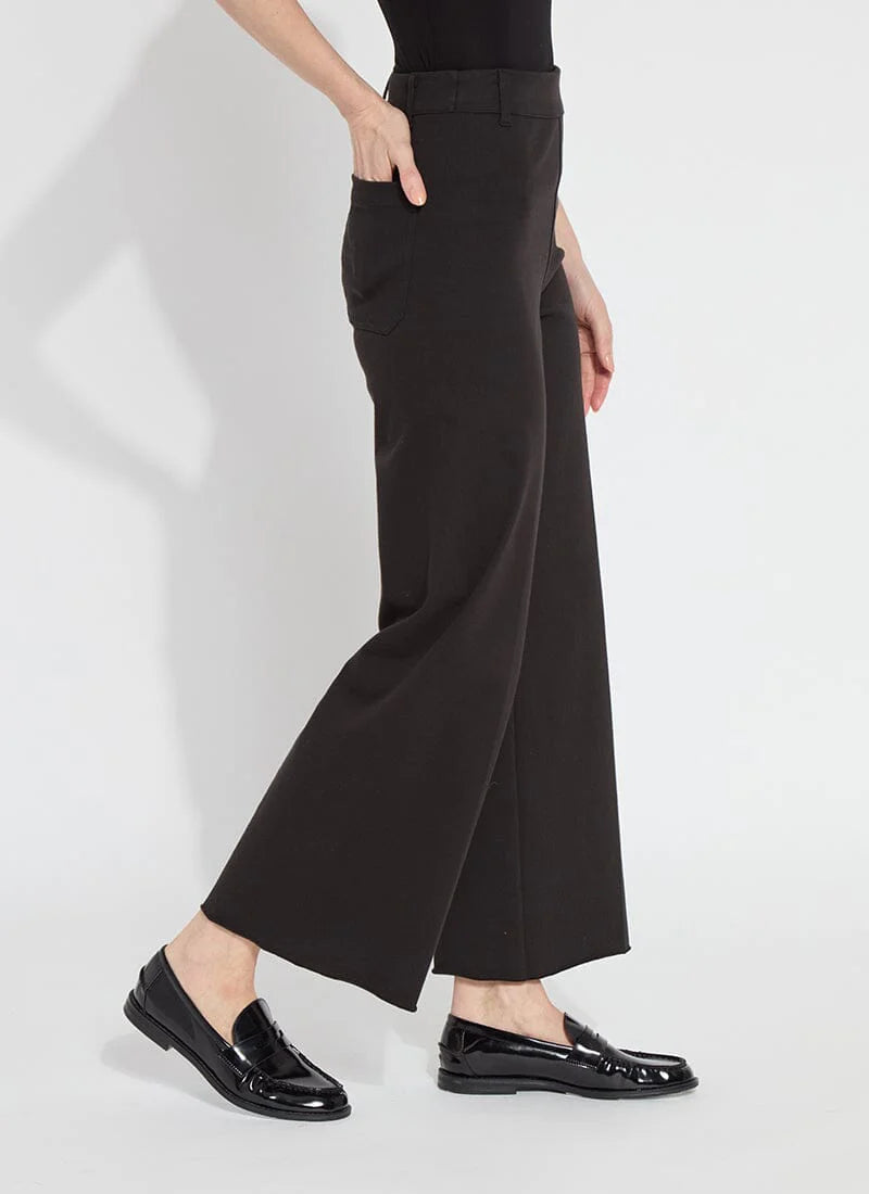 Lysse Erin Wide Leg Denim Jeans - black at ooh la la! in Grapevine TX 76051