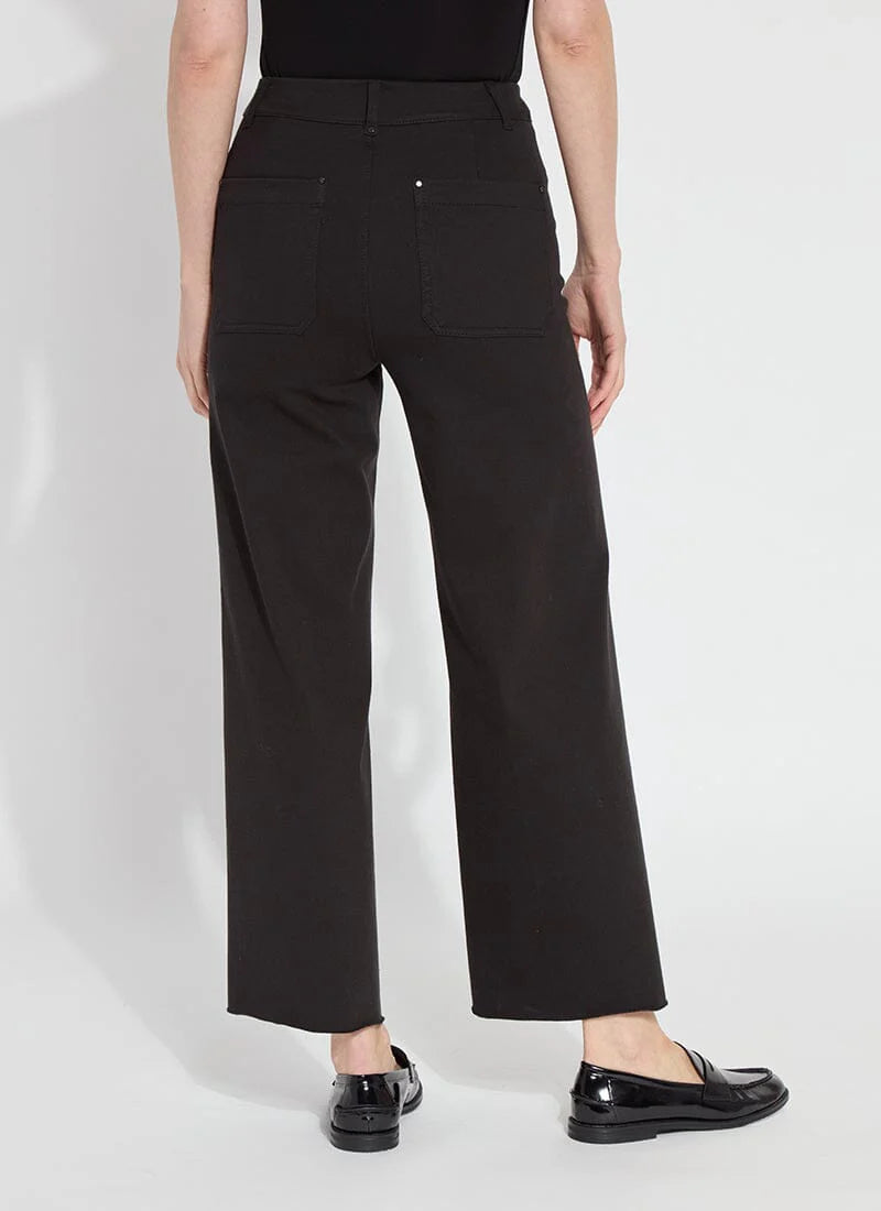 Lysse Erin Wide Leg Denim Jeans - black at ooh la la! in Grapevine TX 76051