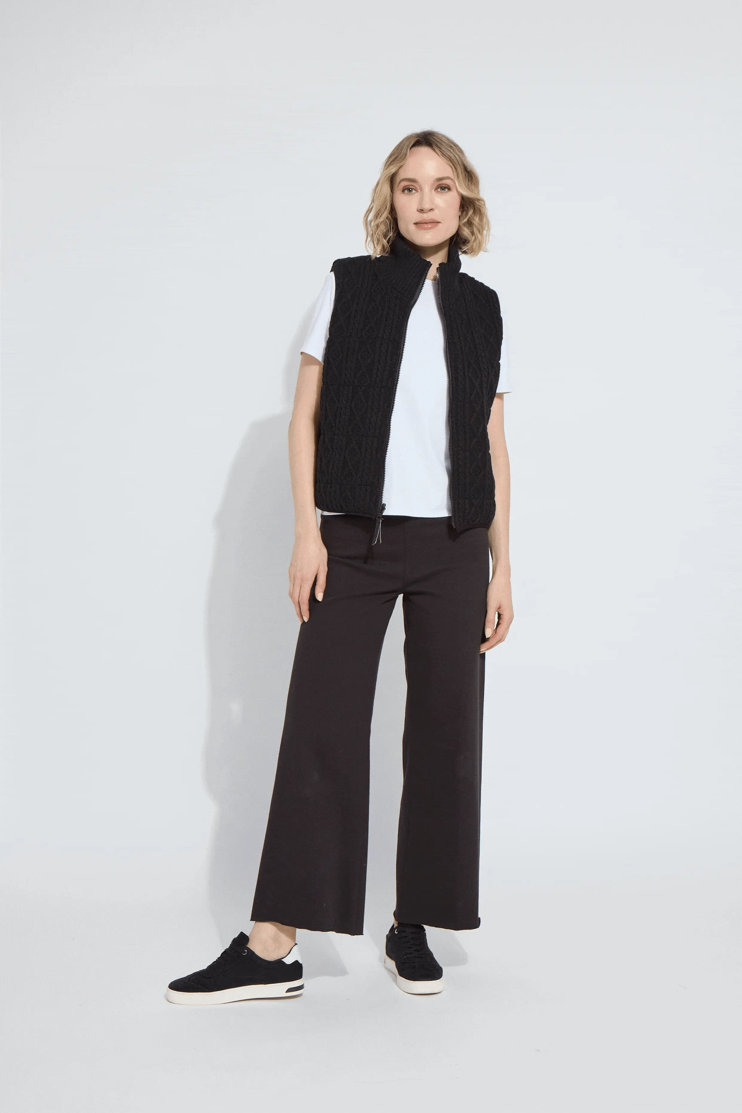 Lysse Erin Wide Leg Denim Jeans - black at ooh la la! in Grapevine TX 76051