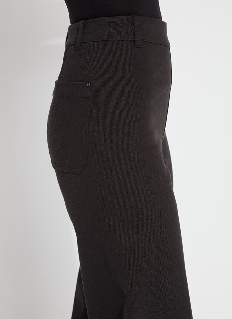 Lysse Erin Wide Leg Denim Jeans - black at ooh la la! in Grapevine TX 76051