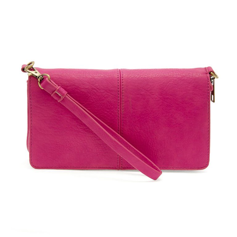 Joy Susan Everly Organizer Flap Crossbody in Magenta at ooh la la! in Grapevine TX 76051