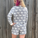 PJ Salvage Boyfriend Boxer Horse Print Short Set at ooh la la! in Grapevine TX 76051