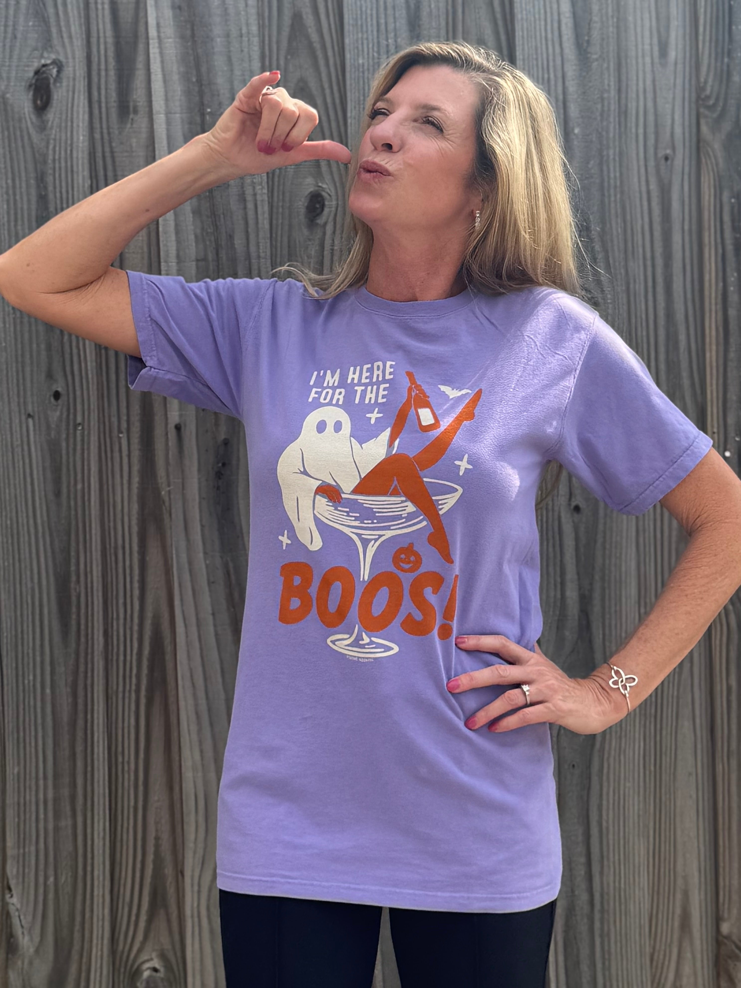 Here for the Boos Tee at ooh la la! in Grapevine TX 76051