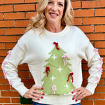 Simply Southern Bow Tree Pullover Sweater at ooh la la! in Grapevine TX 76051 