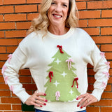 Simply Southern Bow Tree Pullover Sweater at ooh la la! in Grapevine TX 76051 