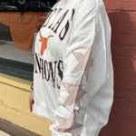 Texas Longhorns Star Sleeve Oversized Sweatshirt at ooh la la! in Grapevine TX 76051