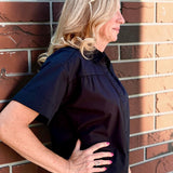 Velvet Heart Alameda Shirt in Black at ooh la la! in Grapevine TX 76051