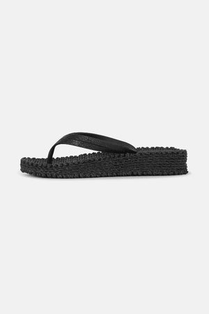 Ilse Jacobsen Cheerful 13 Platform Flip Flops in Black at ooh la la! in Grapevine TX 76051