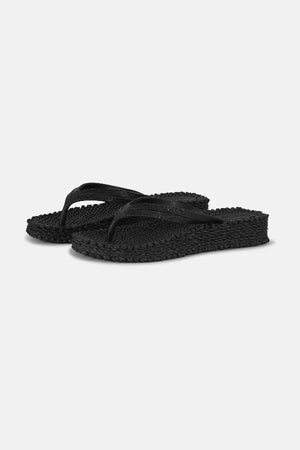 Ilse Jacobsen Cheerful 13 Platform Flip Flops in Black at ooh la la! in Grapevine TX 76051