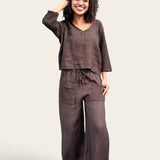 Primavera Linen Top