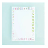 Taylor Paladino Mahjong Jumbo Pad with decorative mahjong tile border on white paper at ooh la la! in Grapevine TX 76051