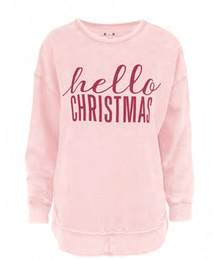 Hello Christmas Sweatshirt at ooh la la! in Grapevine TX 76051