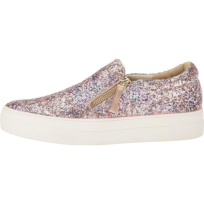 Rose gold store glitter slip ons