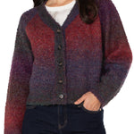 Liverpool Long Sleeve Raglan Button Front Ombre Cardigan Sweater at ooh la la! in Grapevine TX 76051