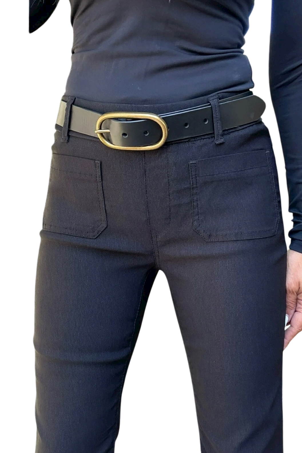 Bevy Flog Jerome Pant in black stripe at ooh la la! in Grapevine TX 76051