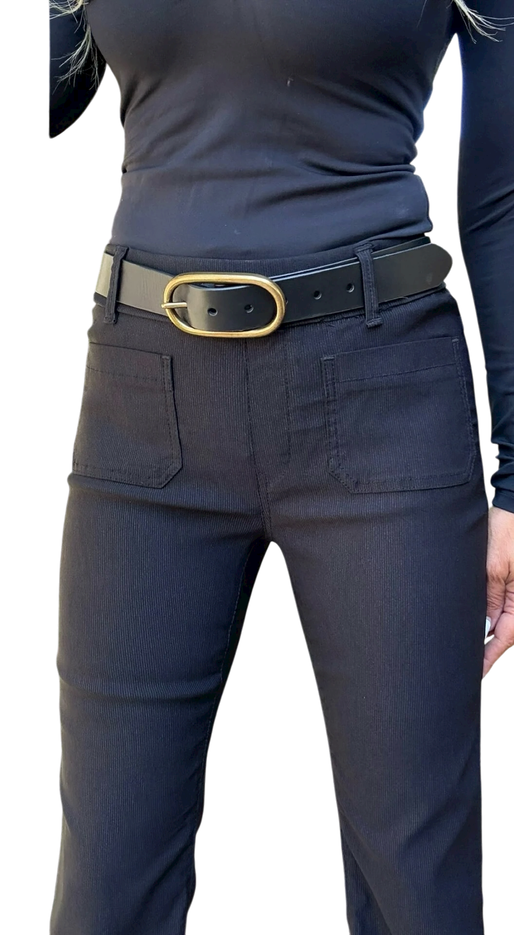 Bevy Flog Jerome Pant in black stripe at ooh la la! in Grapevine TX 76051