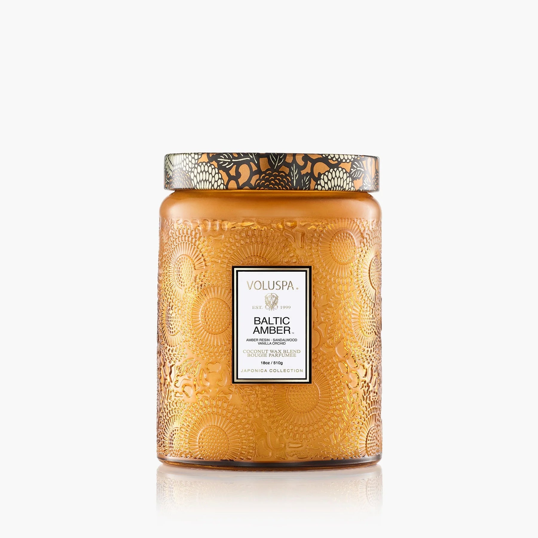Voluspa Baltic Amber 18 oz Jar Candle at ooh la la! in Grapevine TX 76051