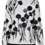 Liverpool Floral Crew Neck Sweater at ooh la la! in Grapevine TX 76051
