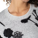 Liverpool Floral Crew Neck Sweater at ooh la la! in Grapevine TX 76051