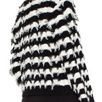 Liverpool Frog Stripe Cardigan in black and white at ooh la la! in Grapevine TX 76051