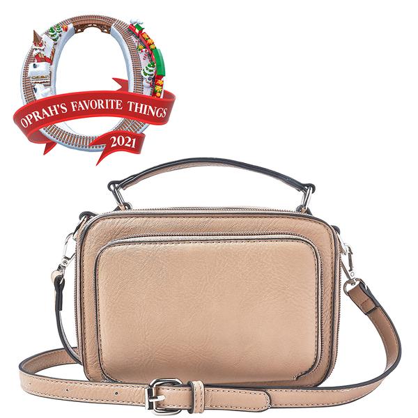 Kelsey Crossbody Bag in taupe at ooh la la! in Grapevine TX 76051