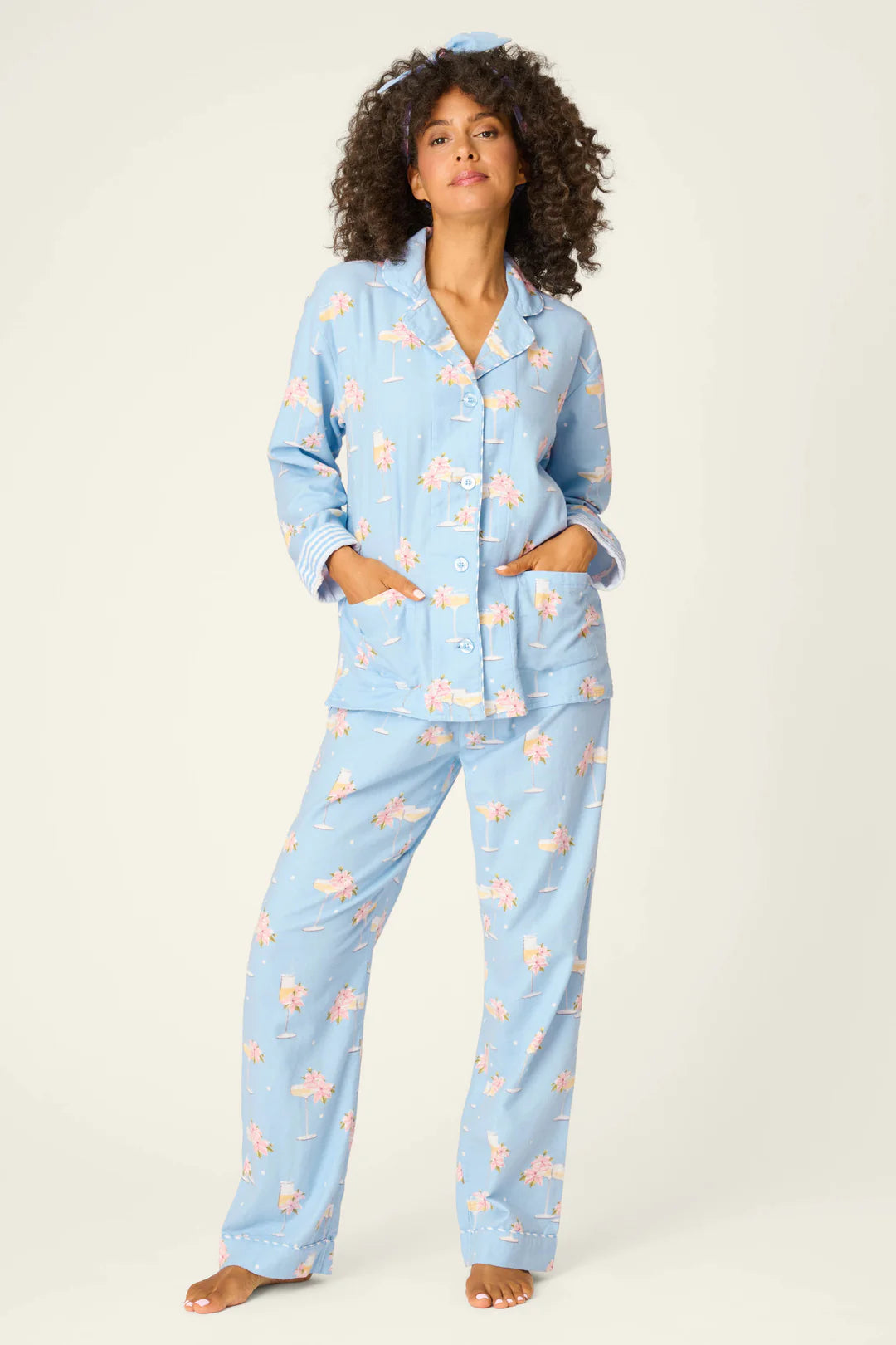 PJ Salvage Fizz The Season 3-Piece Flannel PJ Set at ooh la la! in Grapevine TX 76051
