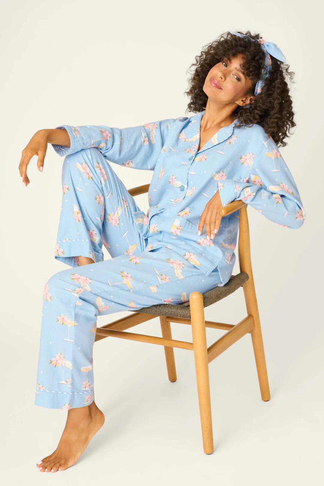 PJ Salvage Fizz The Season 3-Piece Flannel PJ Set at ooh la la! in Grapevine TX 76051
