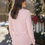Santa is Coming to Grapevine Long Sleeve Tee In pink at ooh la la! in Grapevine TX 76051