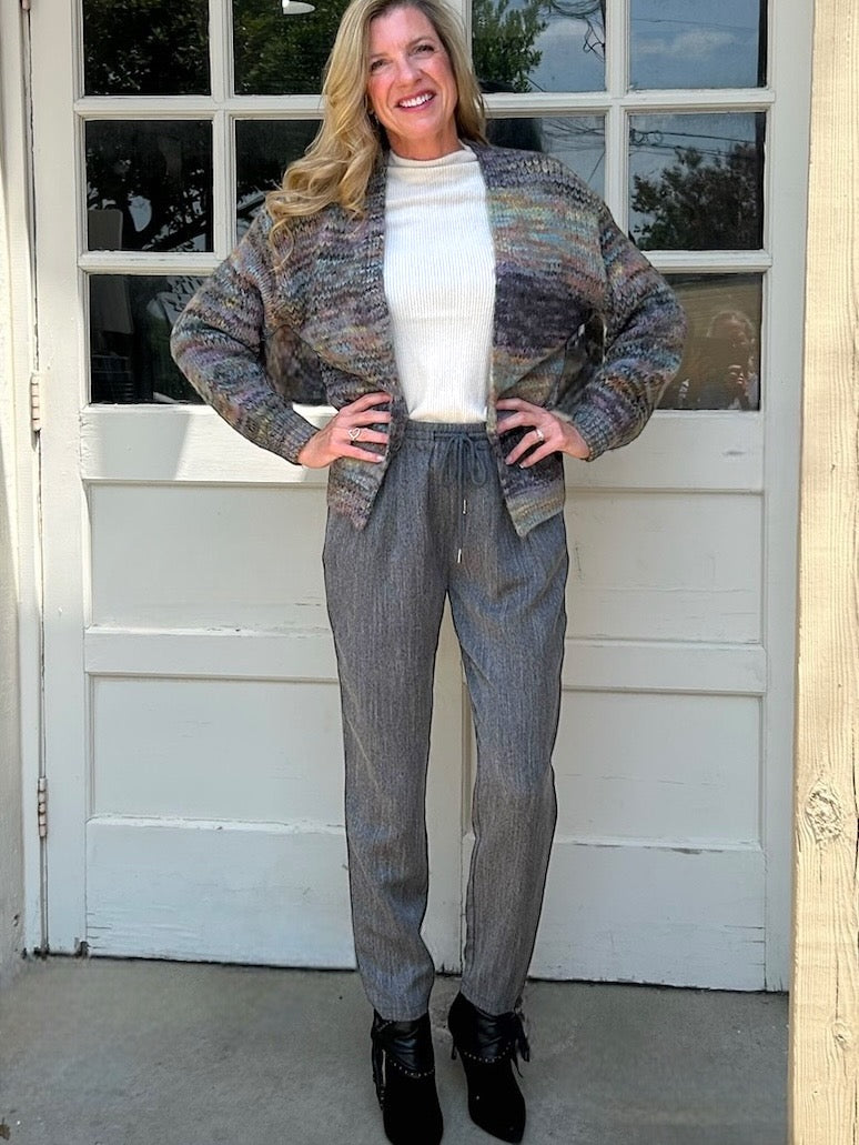 Molly Bracken Heathered Tie Waist Pants at ooh la la! in Grapevine TX 76051