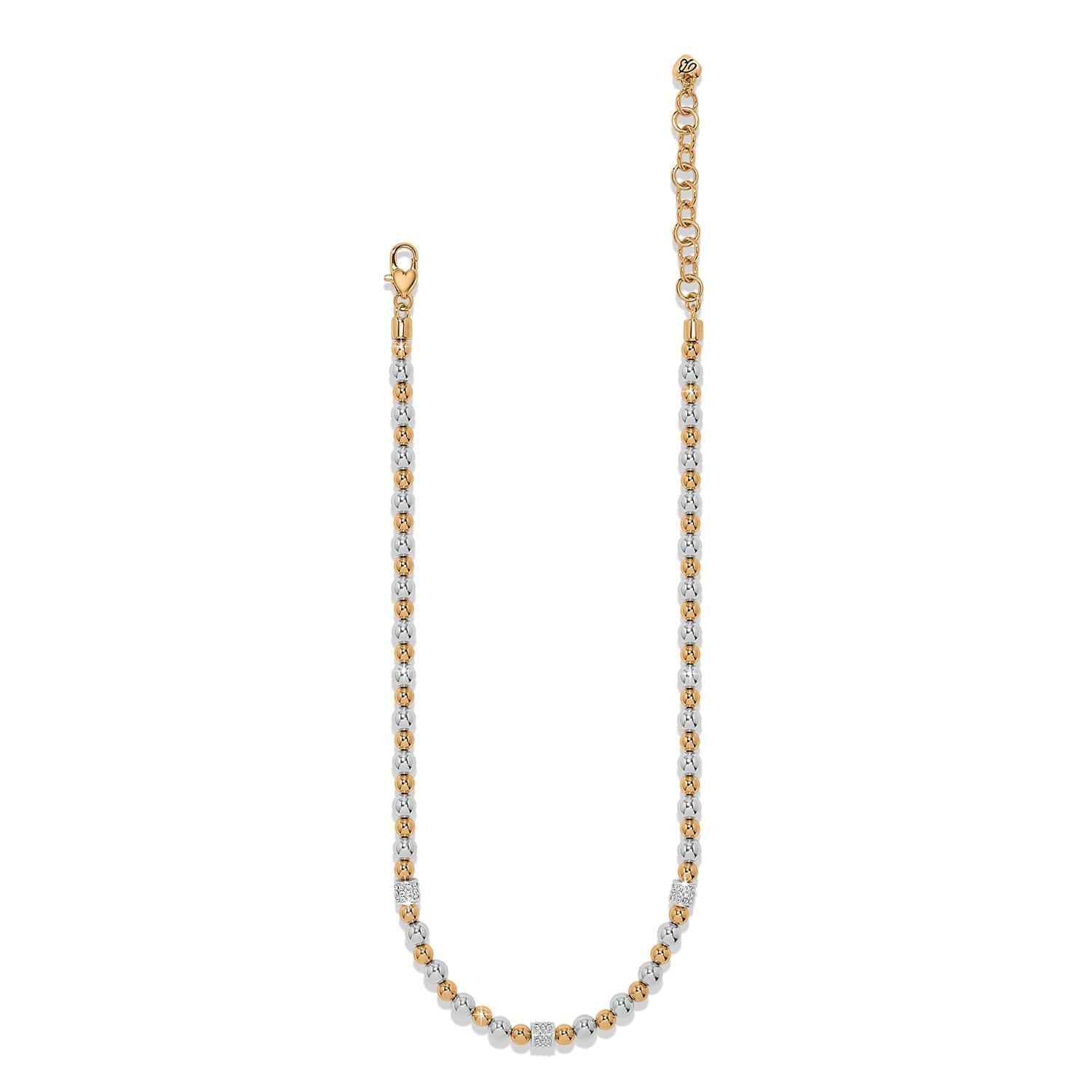 Brighton Meridian Petite Station Two Tone Necklace at ooh la la! in Grapevine TX 76051