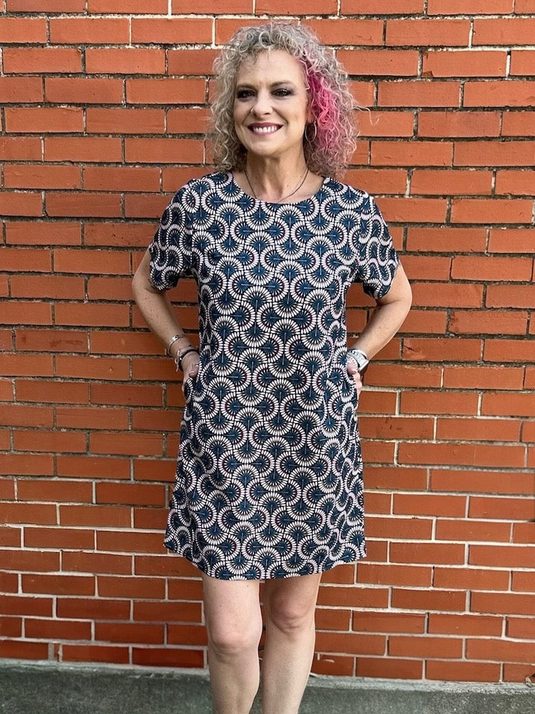 Molly Bracken Geo Print Dress at ooh la la! in Grapevine TX 76051