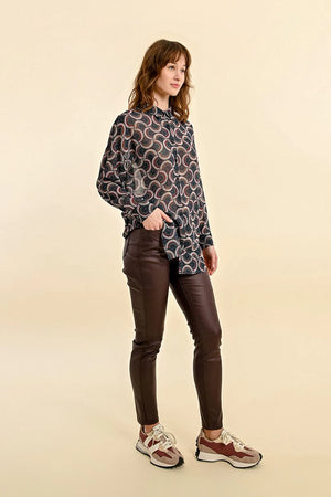 Molly Bracken Geo Print Blouse at ooh la la! in Grapevine TX 76051