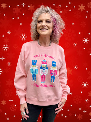 Nuts About Christmas Nutcrackers Sweatshirt