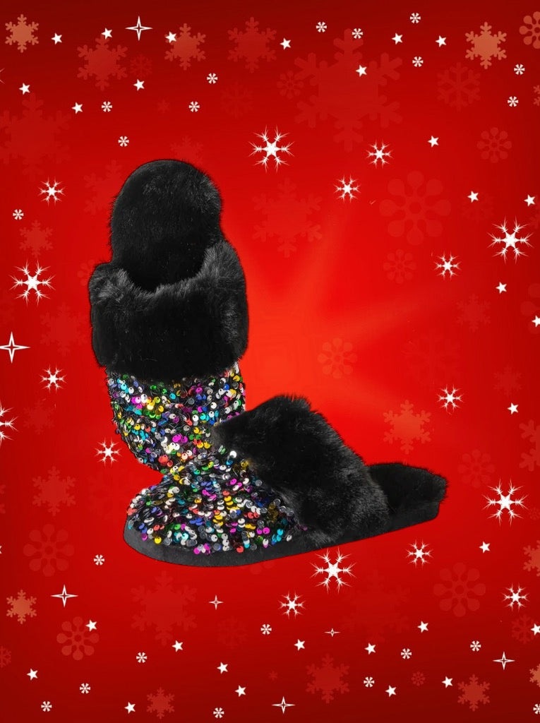 Fiesta Slippers in Black at ooh la la! in Grapevine TX 76051